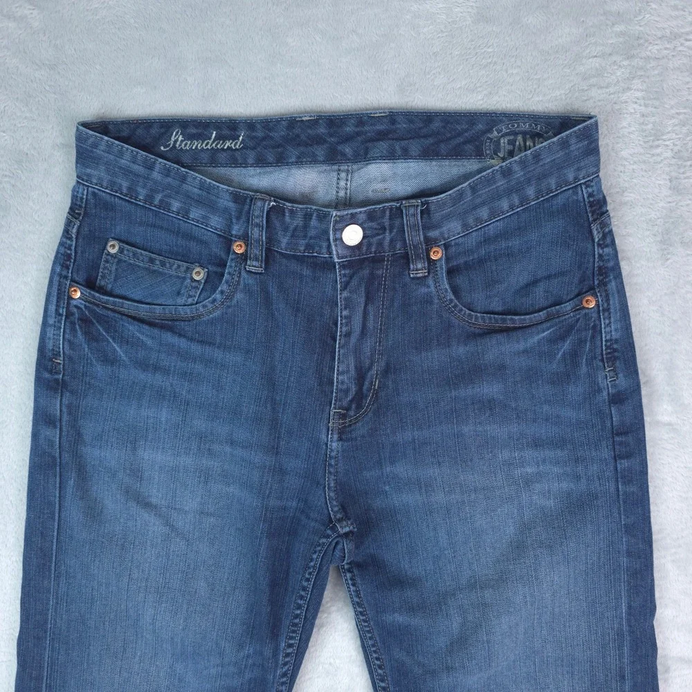 Tommy Bahama Standard Jeans Men 30x26.5 Blue Stretch Cotton Blend Denim